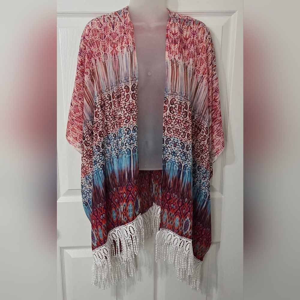 Ladies Coverup One Size Fits Most Euc Worn Once